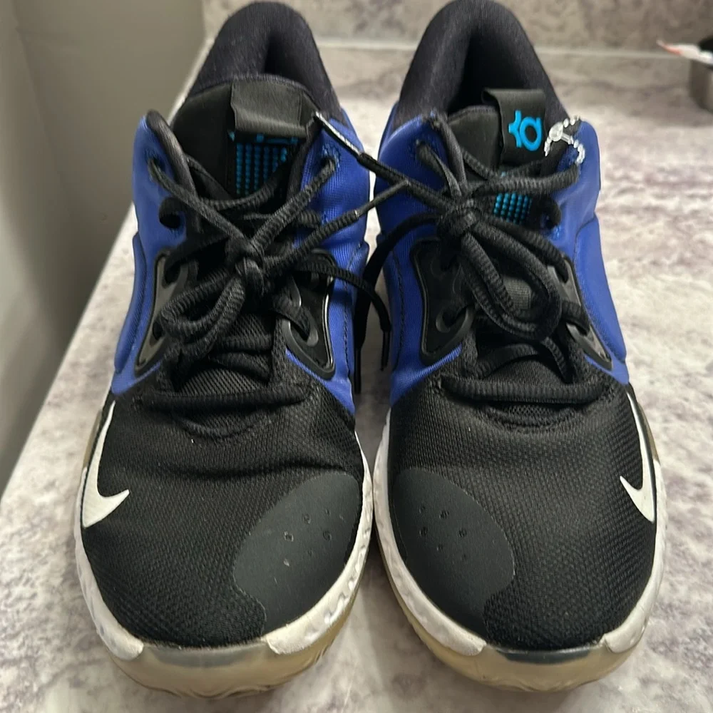 Nike KD Trey 5 VII Blue Black Basketball Shoes AT1200-400 Size 7Y